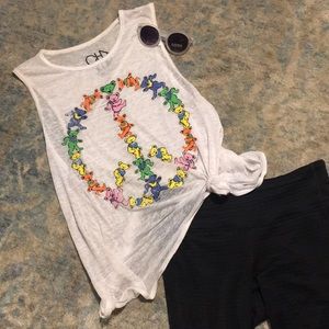 Grateful Dead Peace Muscle T-shirt